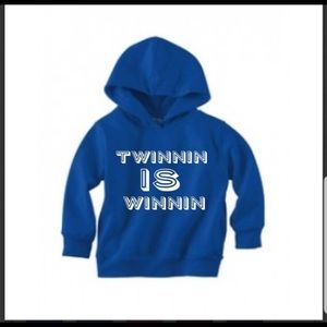 Twinnin Is Winnin Kids Hoodie